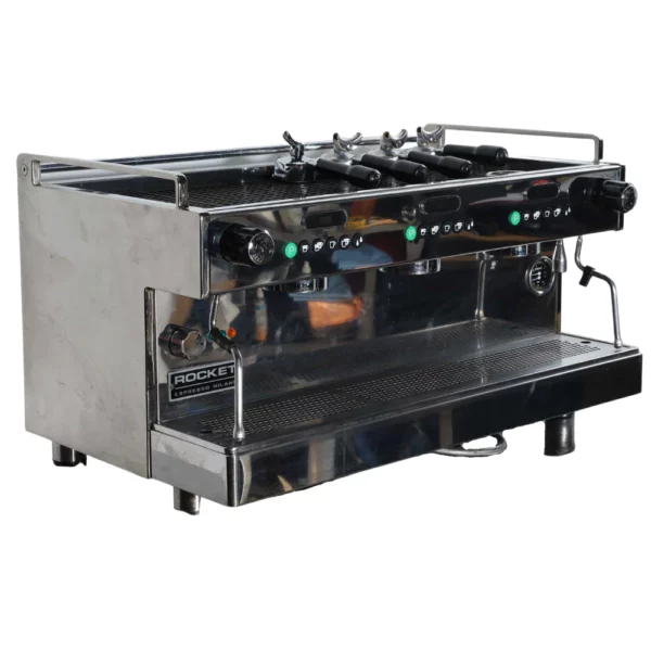 Best deals in commercial coffee machines new and used Second hand Rocket Boxer - 3 Group